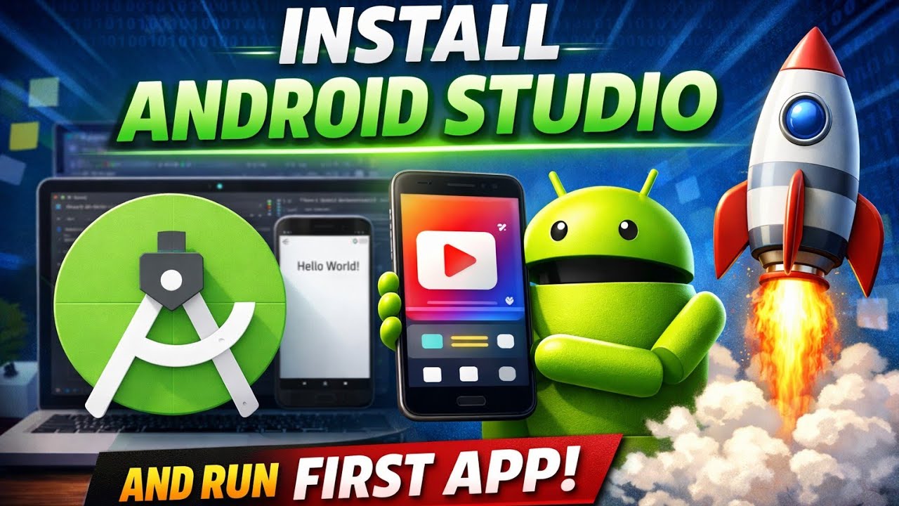How to Install Android Studio & Run First App