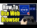How To Use Internet Browser on PS4 (2026)