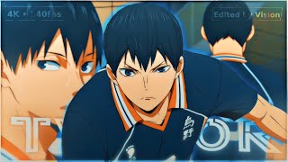 Tobio Kageyama Precision Play Clean 4K Motion Edit
