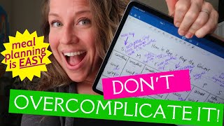 Meal Planning is EASY - don't overcomplicate it!!! 🤔 (AND 7-Day Healthy Eating Challenge is LIVE!!!)