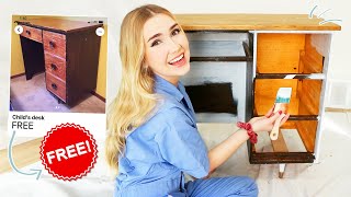 Transforming FREE Furniture From Facebook Marketplace !!  *Old to NEW* EP:1