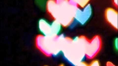 Heart shaped bokeh first video test