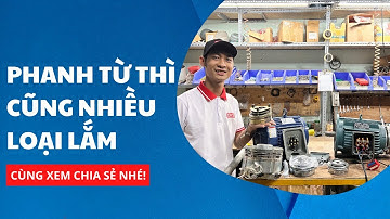 Phanh từ motor điện thường sử dụng các loại nào?