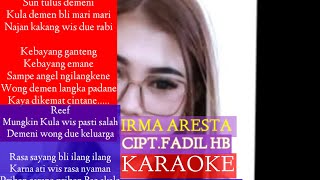 KARAOKE / Angel ngilangakene /Voc Irma Aresta / Cipt.Fadil Hb / Arr: Wisnu ov