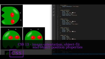 CSS 13 💻 image orientation, image rendering, object fit and object position properties
