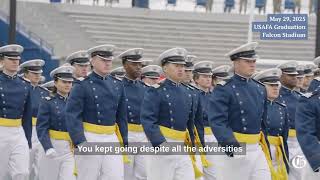 Scenes from the 2025 USAFA graduation ceremony