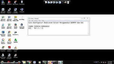 Cara Konfigurasi Dedicated Server Menggunakan Xampp dan DUCSetup