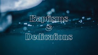 17/07/22 | 10.30am | Baptism & Dedications