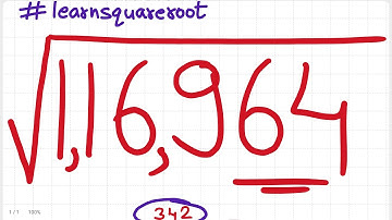 square root of 116964 | Learn to find square root in just 3 minutes | find | √116964 | by division
