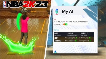 NBA 2K23 But Snapchat AI Creates My JUMPSHOT…