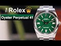 Rolex Oyster Perpetual 41mm Green Dial (124300) Review & Unboxing