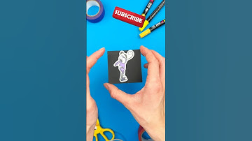 Wow 😍 Incredible Fear in Coolest DIY trick by Inside Out 💜#insideout #papercraft #trick #fear #diy