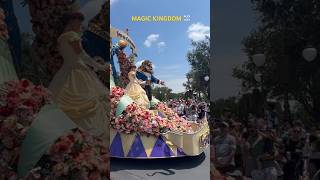 Beauty and the Beast at Disney Festival of Fantasy Parade magickingdom beautyandthebeast travel