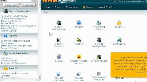 An overview of the important services that keep your WHM server running - WHM Service Tutorials