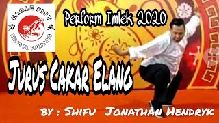 Perform Imlek 2020 - Jurus Cakar Elang - by: Shifu Jonathan Hendryk- Eagle Fist Kungfu Fighting Solo