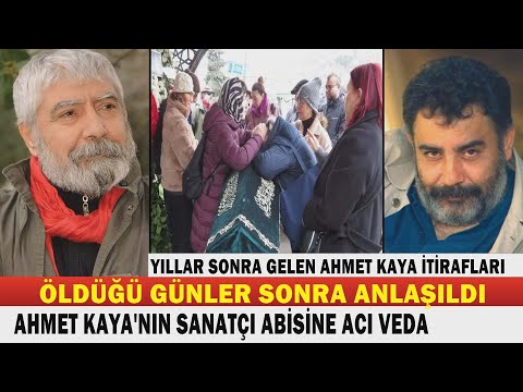 Ahmet Kaya'nın Ağabeyi Mustafa Kaya'ya Acı Veda... KARDEŞİ GİBİ KALP KRİZİ GEÇİRDİ.