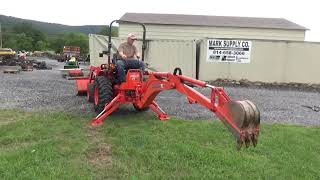 2012 Kubota B3200 Compact Tractor Loader Backhoe BH77 Backhoe Hydro R4 Tires For Sale Nice 3 Point