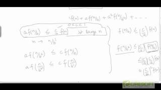 Master Method: Proof of Case 3 (continued)