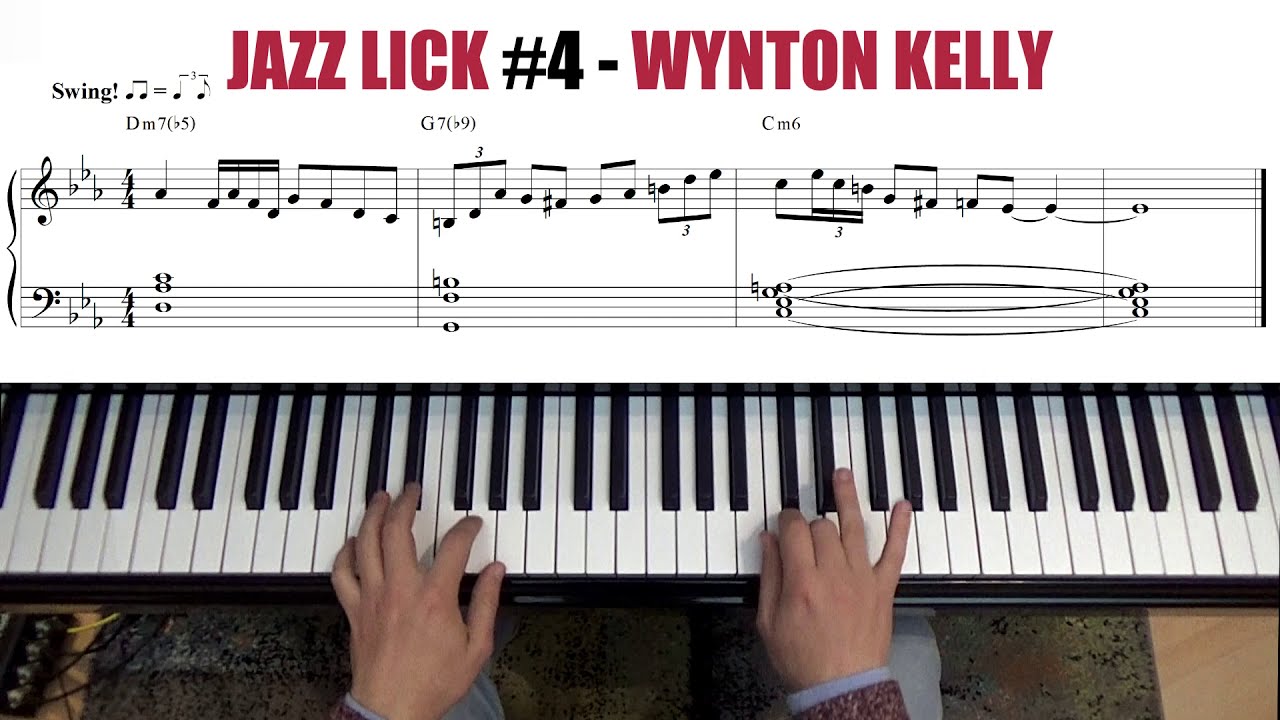 Jazz Lick 4 Wynton Kelly YouTube