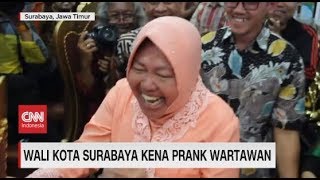 Wali Kota Surabaya Kena Prank Wartawan