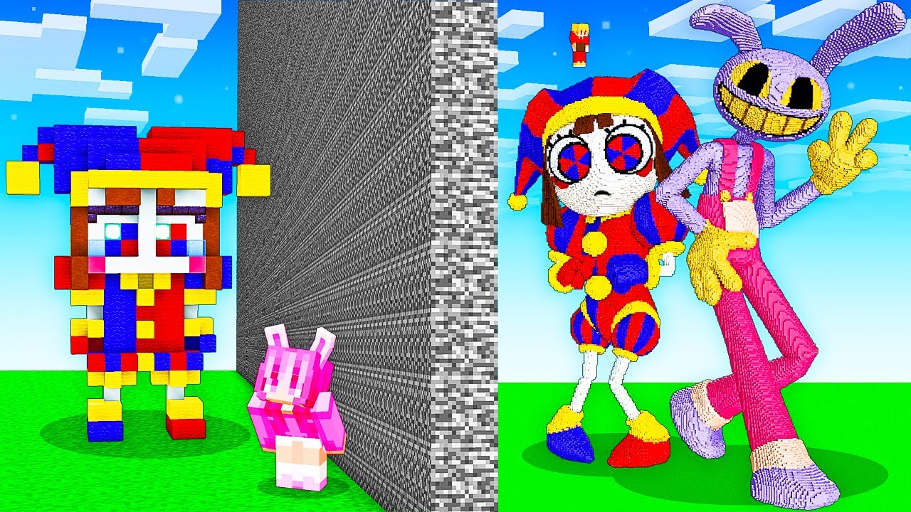 I Cheated With The AMAZING DIGITAL CIRCUS in Minecraft Build Battle ...