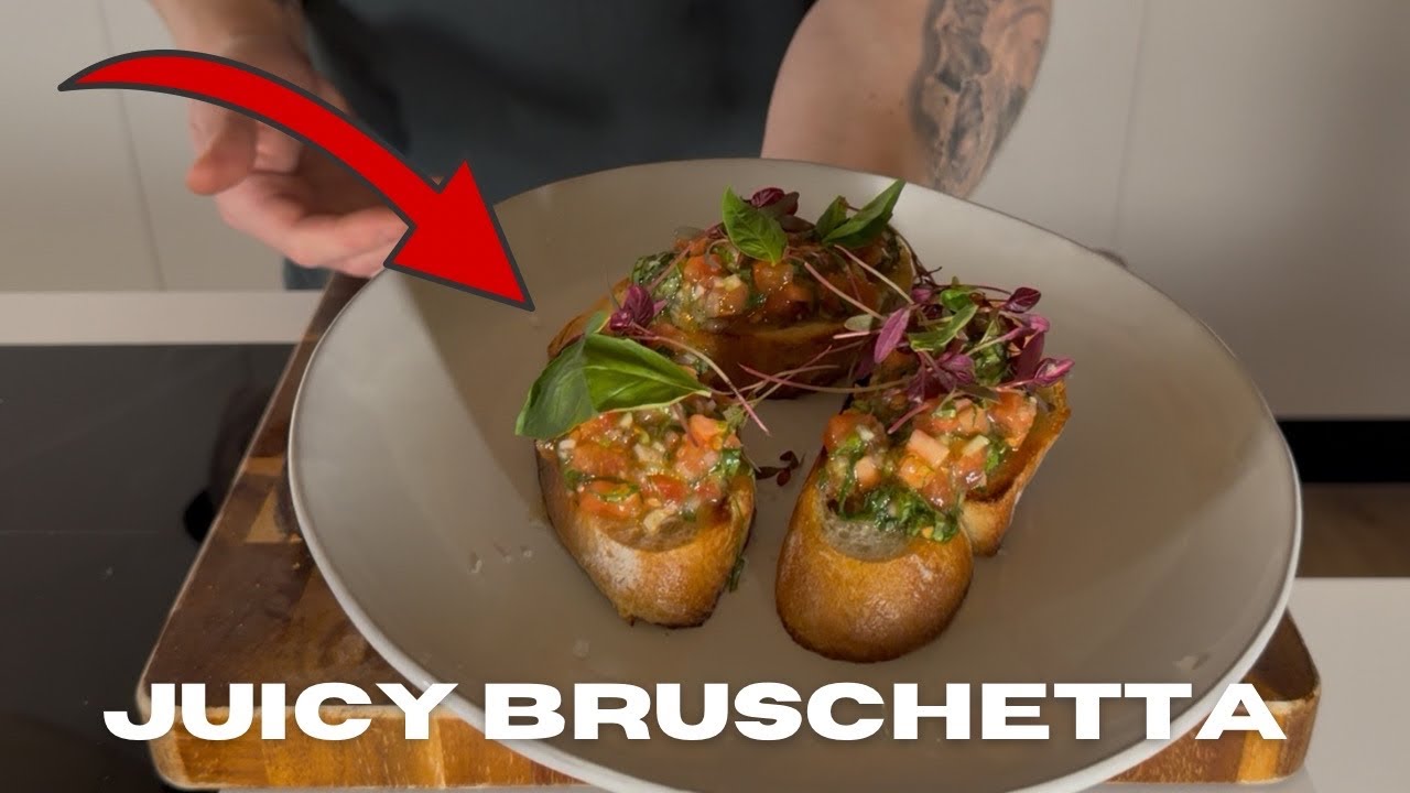 perfekte Bruschetta - schnell & extrem lecker!
