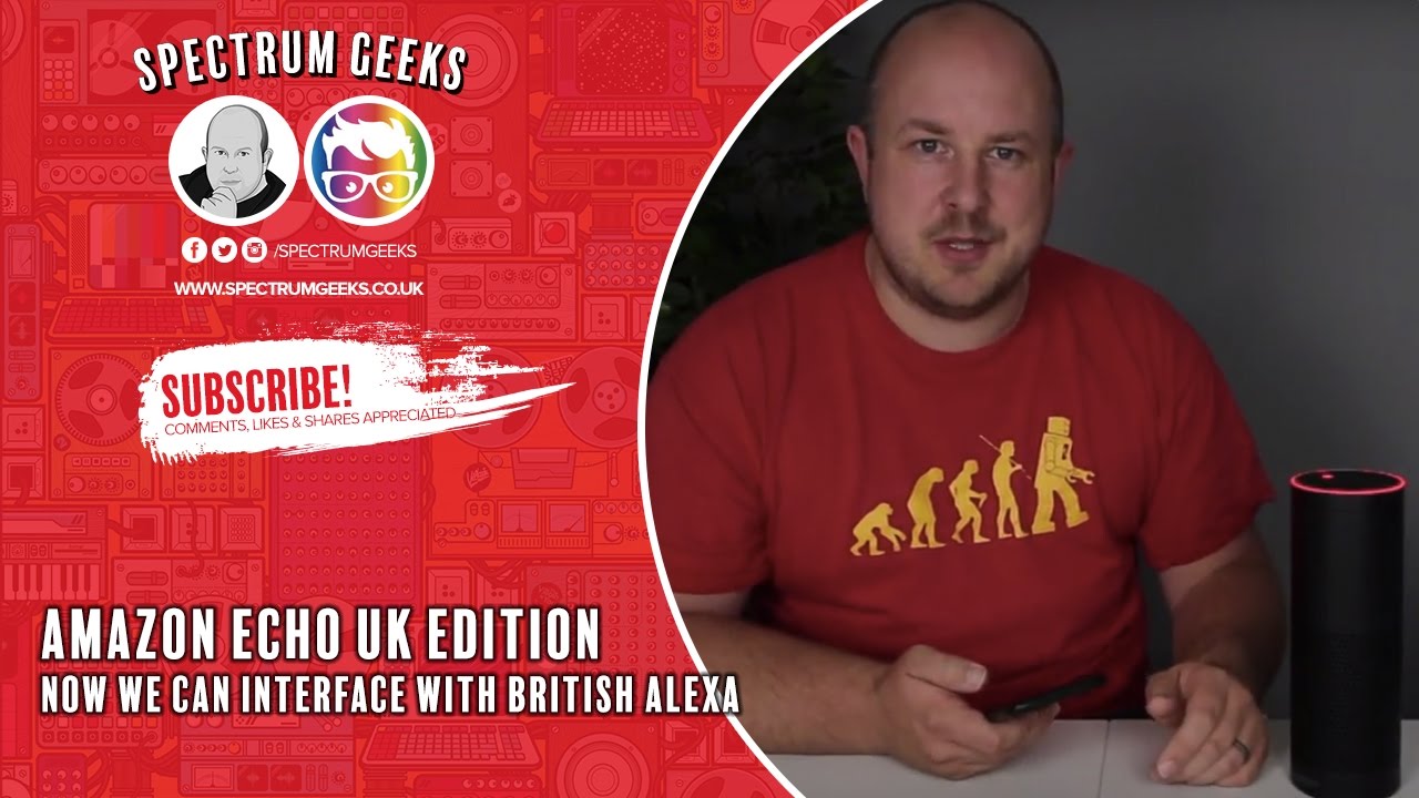 Amazon Echo UK Edition - YouTube