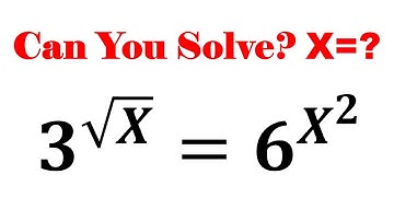 A Nice Algebra Problem | Exponential Equation Solving | Math Olympiad Problem