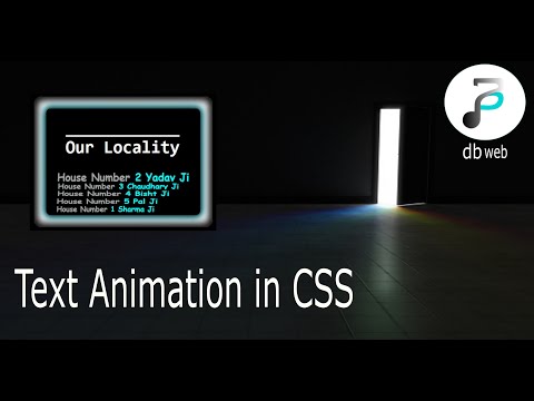 Changing Text Animation