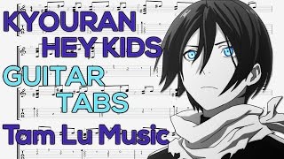 Noragami Aragoto - Kyouran Hey Kids (Opening) [Guitar Tutorial] by Tam Lu Music