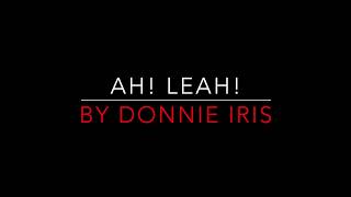 DONNIE IRIS - AH! LEAH! (1980) LYRICS