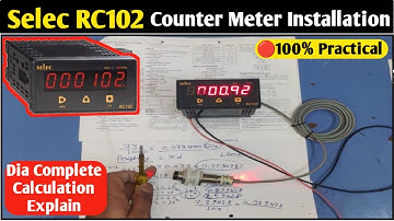 How to Install Selec Rc102 Counter Meter! Selec RC102 Meter Setting