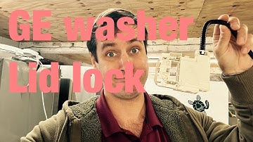 How to fix a GE Hotpoint washer lid lock switch wh08x32657 and top removal. Clearing fault codes.