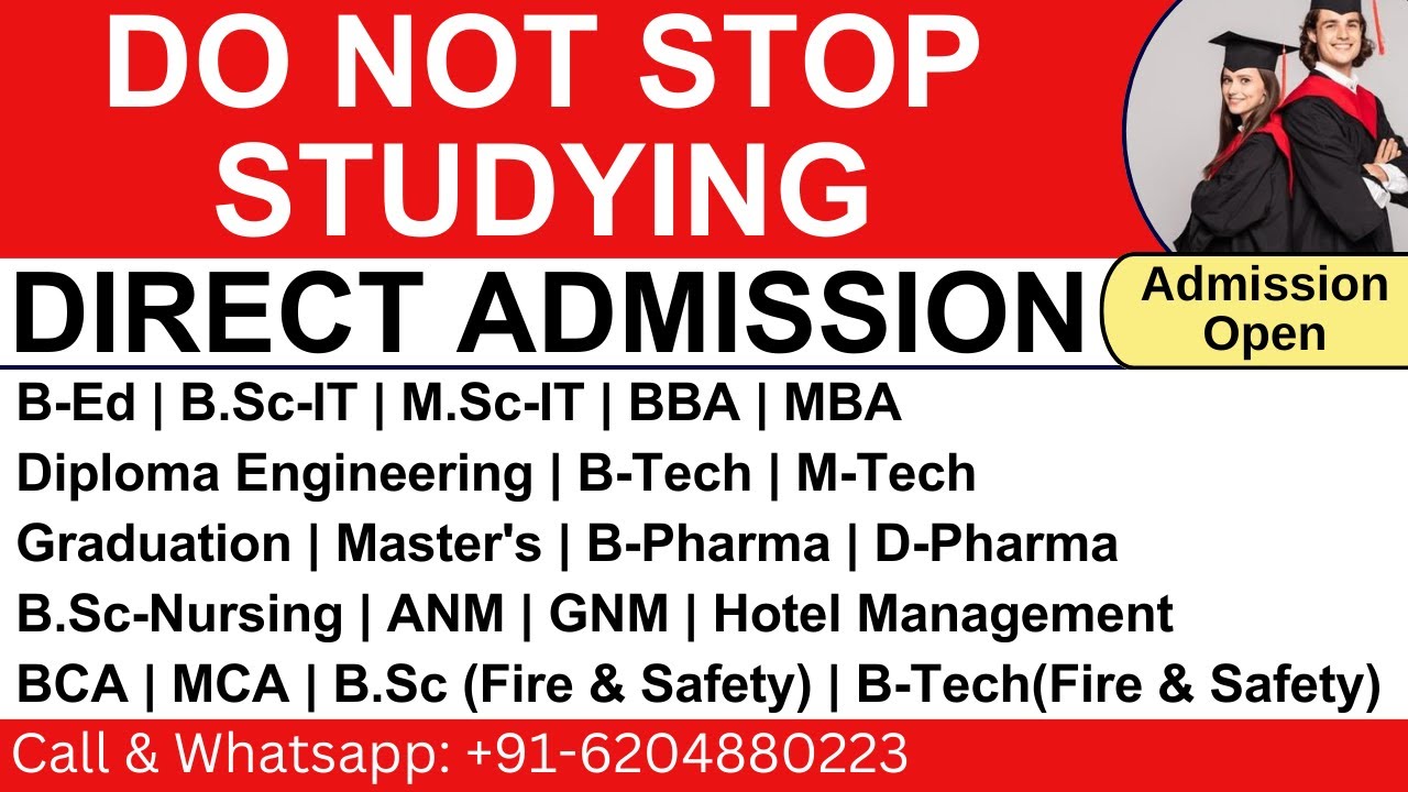 DO NOT STOP STUDYING DIRECT ADMISSION IN TOP COLLEGES OF INDIA UNDER do-not-stop-studying-direct-admission-in-top-colleges-of-india-under