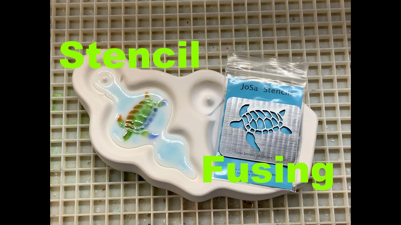 Fused Glass Stencil Ornament (JoSa Stencils)