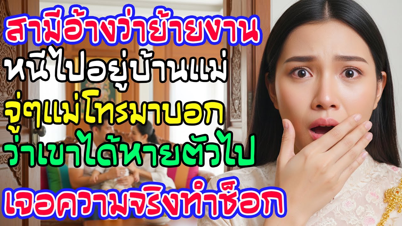 สามีอ้างงานย้ายใกล้บ้านพ่อแม่ขอแยกอยู่ จู่ๆแม่ผัวโทรบอกติดต่อไม่ได้ พอไปตามหาถึงกับช็อกตาค้าง