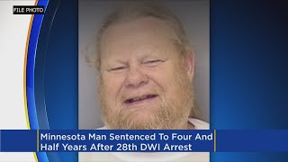 Minnesota Man Gets 4.5 Years For 28th DWI