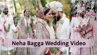 Neha Bagga And Resty Kambo Wedding Video | Neha Bagga Marriage Video | Neha Bagga Wedding Photos