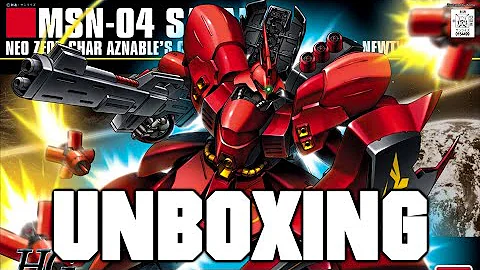 1/144 HGUC Sazabi Unboxing