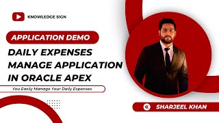 (DEMO) - Daily Expenses Manage Application in Oracle Apex screenshot 3