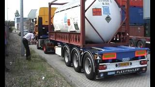 D-TEC FlexiLoad op de D-TEC Flexitrailer.