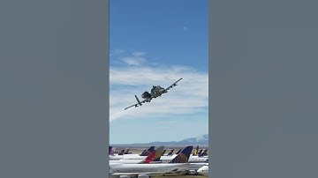 A-10 Turns On Smoke Over Victorville!