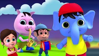 Hathi Raja Kahan Chale | Hindi Nursery Rhymes | Baby Rhymes | Kids Song | हाथी राजा कहाँ चले screenshot 5