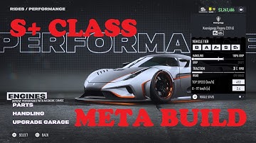 NFS Unbound S+ class meta build vol 2 - 7 Koenigsegg Regera