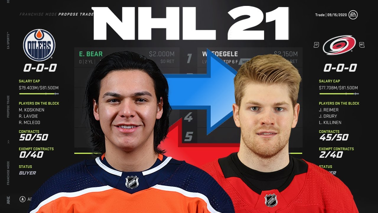 NHL 21 - BEAR FOR FOEGELE TRADE SIMULATION