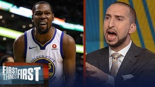 Nick Wright reveals if Kevin Durant hurt his legacy by going to Warriors | FIRST THINGS FIRST