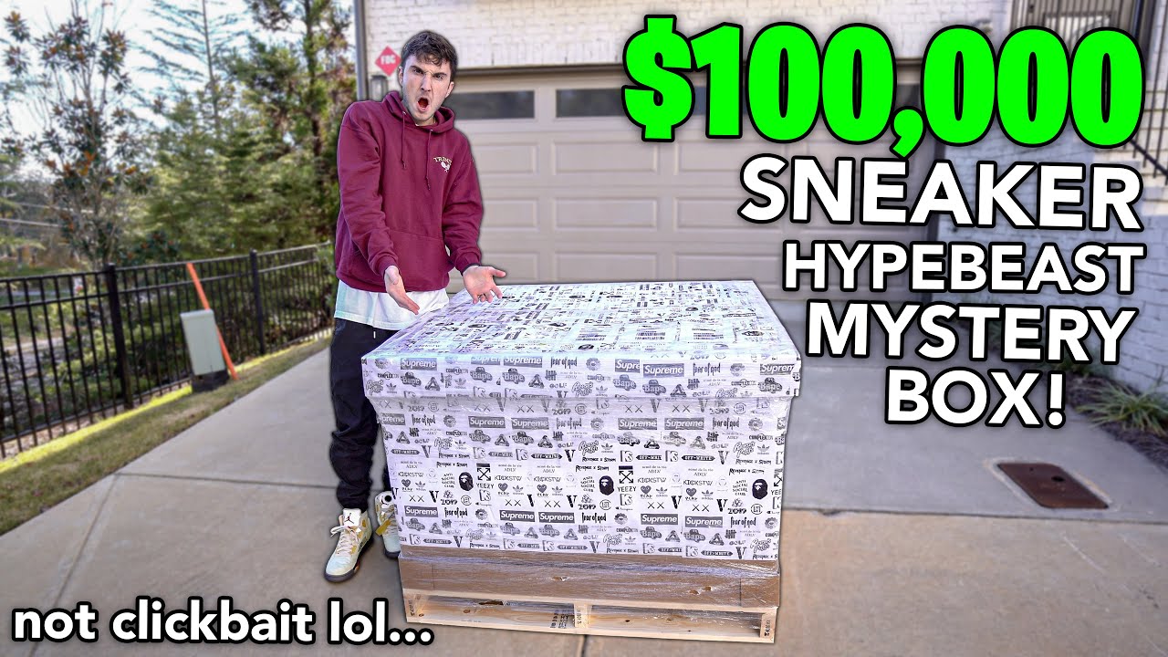 ⁣Unboxing The First Ever $100,000 Hypebeast Mystery Box...