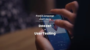 Deezer + UserTesting short story (French language), Nouvelle Deezer + UserTesting (langue française)