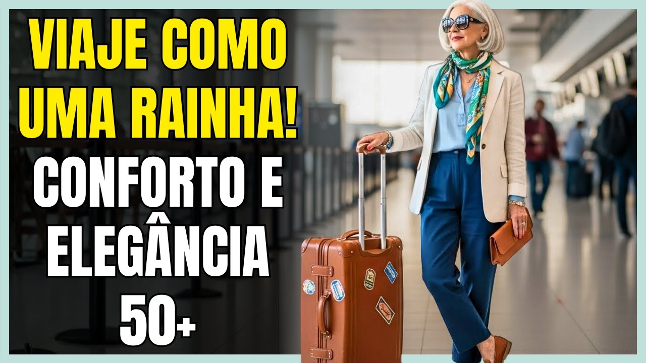 6 Acessórios de Viagem Essenciais Para Mulheres Elegantes 50, 60 e 70+