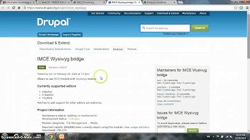 Install Drupal 7.x imce & imce wysiwyg